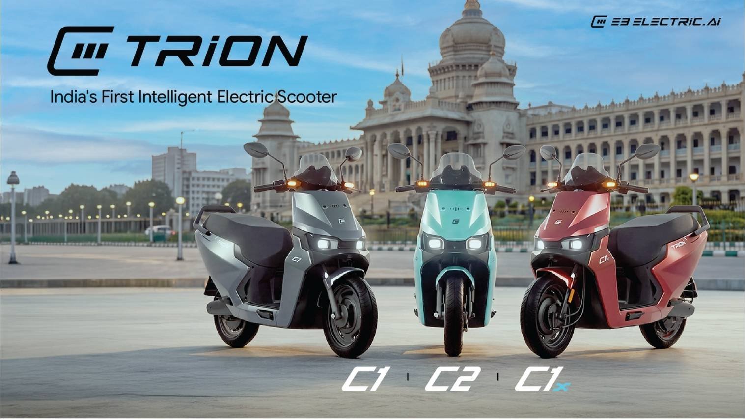 E3 Trion Electric Scooter Launch Price Rs 1 Lakh in India
