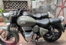 Royal Enfield Classic 350 Gorkha Edition Clear Images Ahead of Launch Royal Enfield Classic 350 Gorkha Edition