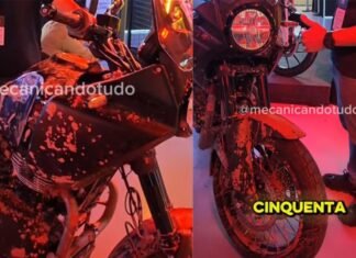 Royal Enfield Himalayan 750 Showcased in Brazil Ahead of EICMA Debut Royal Enfield Himalayan 750 Brazil
