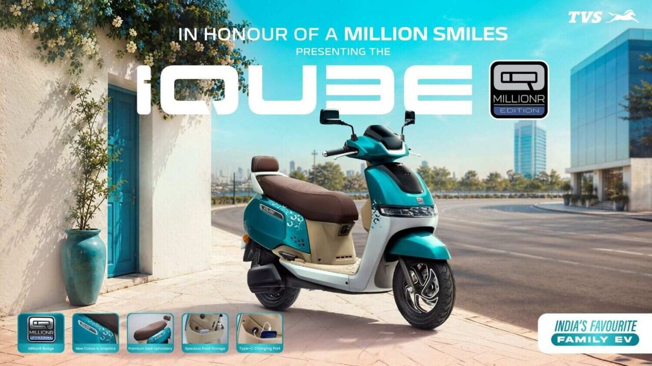 TVS iQube MillionR Special Edition