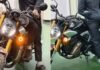Hero Mavrick 440 Spotted with USD Front Forks, TFT Cluster Hero Mavrick 440