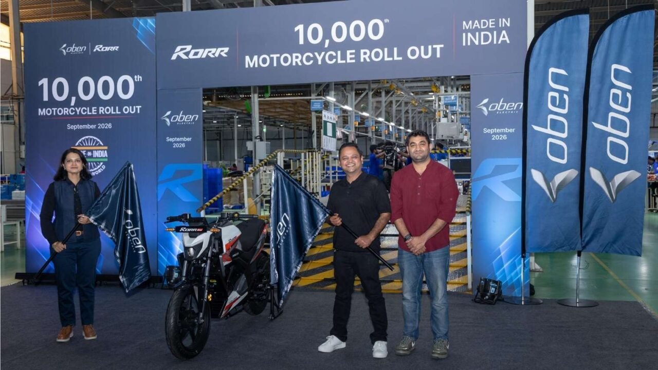 Oben 10,000th Rorr Electric Motorcycle