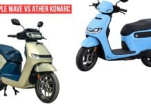 Simple Wave vs Ather Konarc: Price, Range, Features And Specs Compared Simple Wave vs Ather Konarc (1)