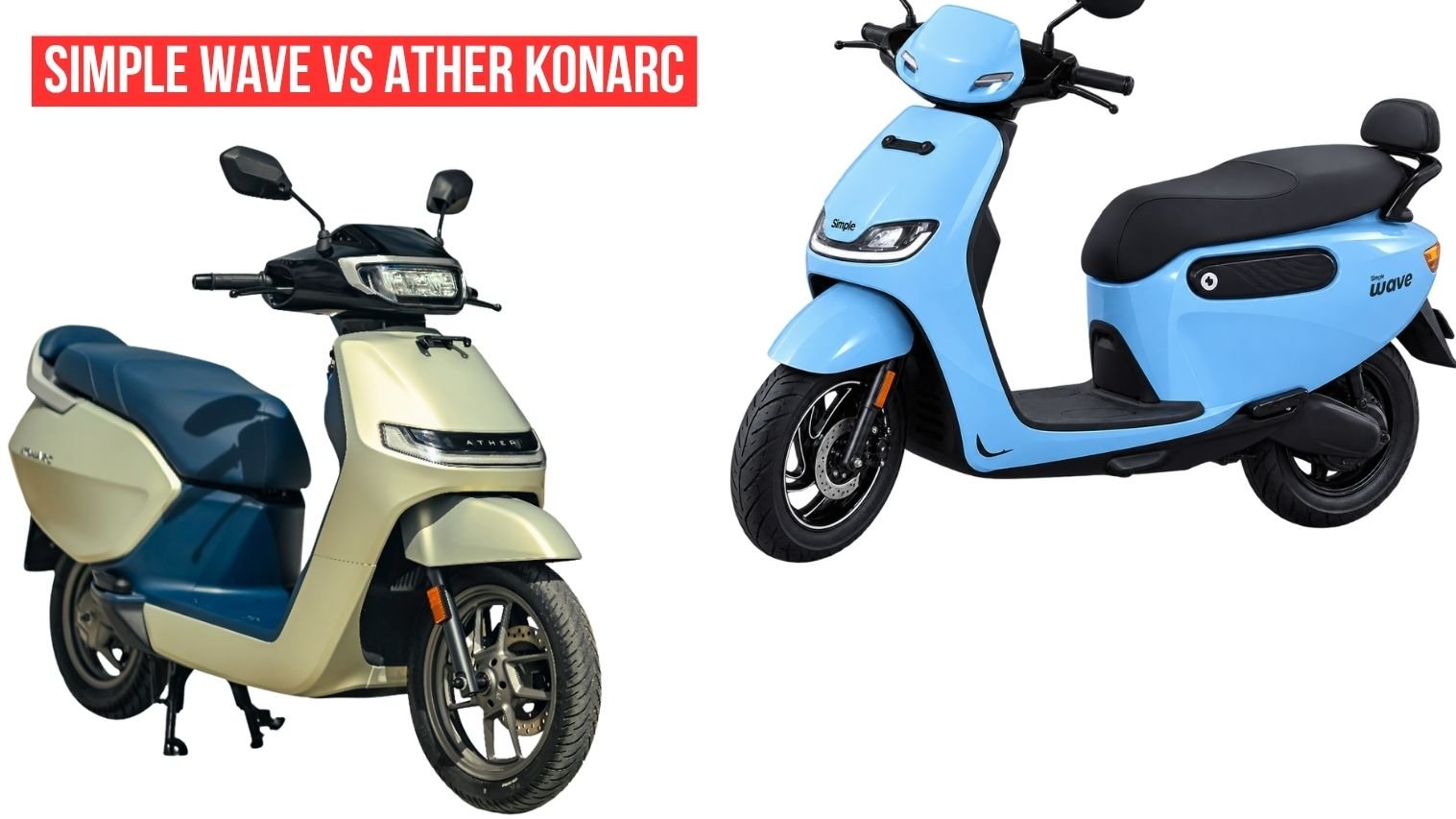 Simple Wave vs Ather Konarc: Price, Range, Features And Specs Compared