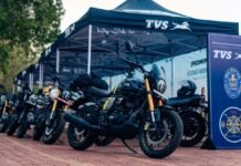 TVS September 2026 Sales: 23% YoY Growth, 6.46 Lakh Units TVS Ronin Indian Navy