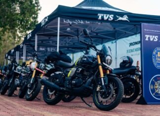 TVS September 2026 Sales: 23% YoY Growth, 6.46 Lakh Units TVS Ronin Indian Navy