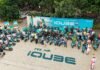 TVS Delivers 100+ iQube MillionR Special Editions in One Day in Pune TVS iQube MillionR Special Edition Delivery Event