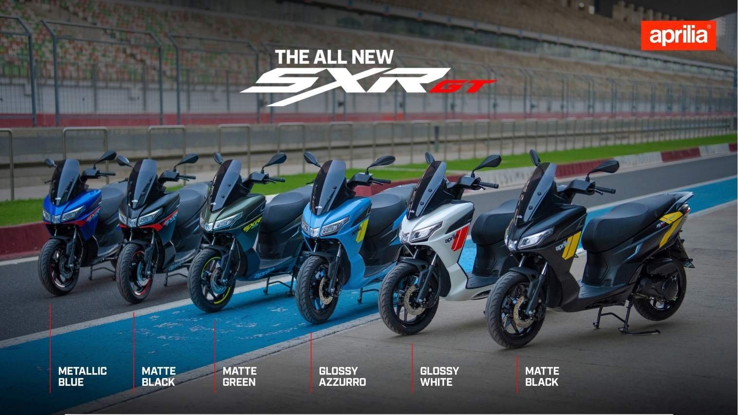 2026 Aprilia SXR GT 125, SXR GT 175 Price Announced in India