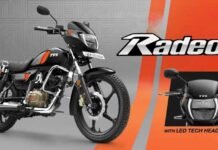 2026 TVS Radeon Launch Price Rs 67,100 – New Features, Colours 2026 TVS Radeon