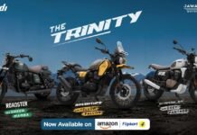 2026 Yezdi Range of Motorcycles Available at Flipkart and Amazon India 2026 Yezdi Motorcycle Line-up