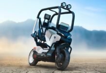 BMW Vision CE Self-Balancing Electric Scooter Design Patented in India BMW Vision CE Patent