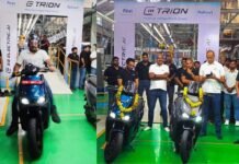 E3 Trion Electric Scooter Production Begins, Deliveries from Oct 7 E3 Trion Electric Scooter