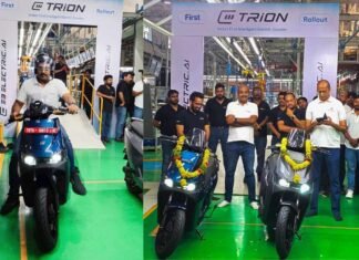 E3 Trion Electric Scooter Production Begins, Deliveries from Oct 7 E3 Trion Electric Scooter