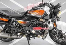 Harley-Davidson X350T Spotted In India With A Downsized 350 cc Engine Harley-Davidson X350T