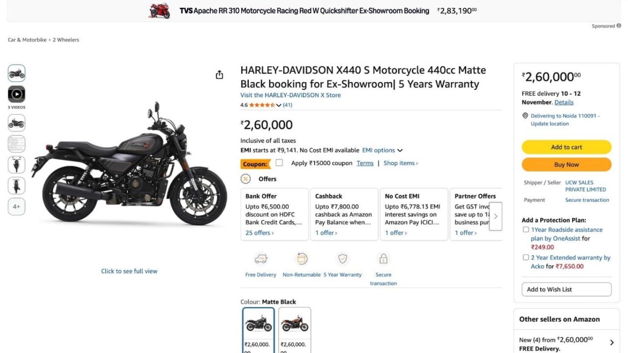 Harley-Davidson X440 S Discounts