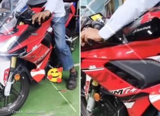 Hero Karizma XMR 250 Spotted Yet Again in India, New Colours Hero Karizma XMR 250 Red