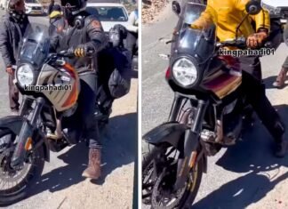 Royal Enfield Himalayan 750 Spied Again: Production Version Looks Almost Ready Himalayan 750 (3)