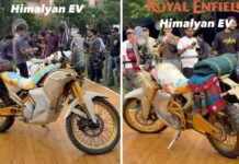 Royal Enfield Himalayan Electric Snapped Once Again – Details RE Himalayan EV