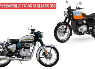 Triumph Bonneville T40 Vs Royal Enfield Classic 350: Specs And Price Compared Triumph Bonneville T40 Vs Royal Enfield Classic 350