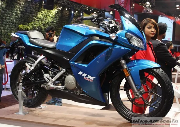 Hero HX250 Blue Pic Auto Expo 1