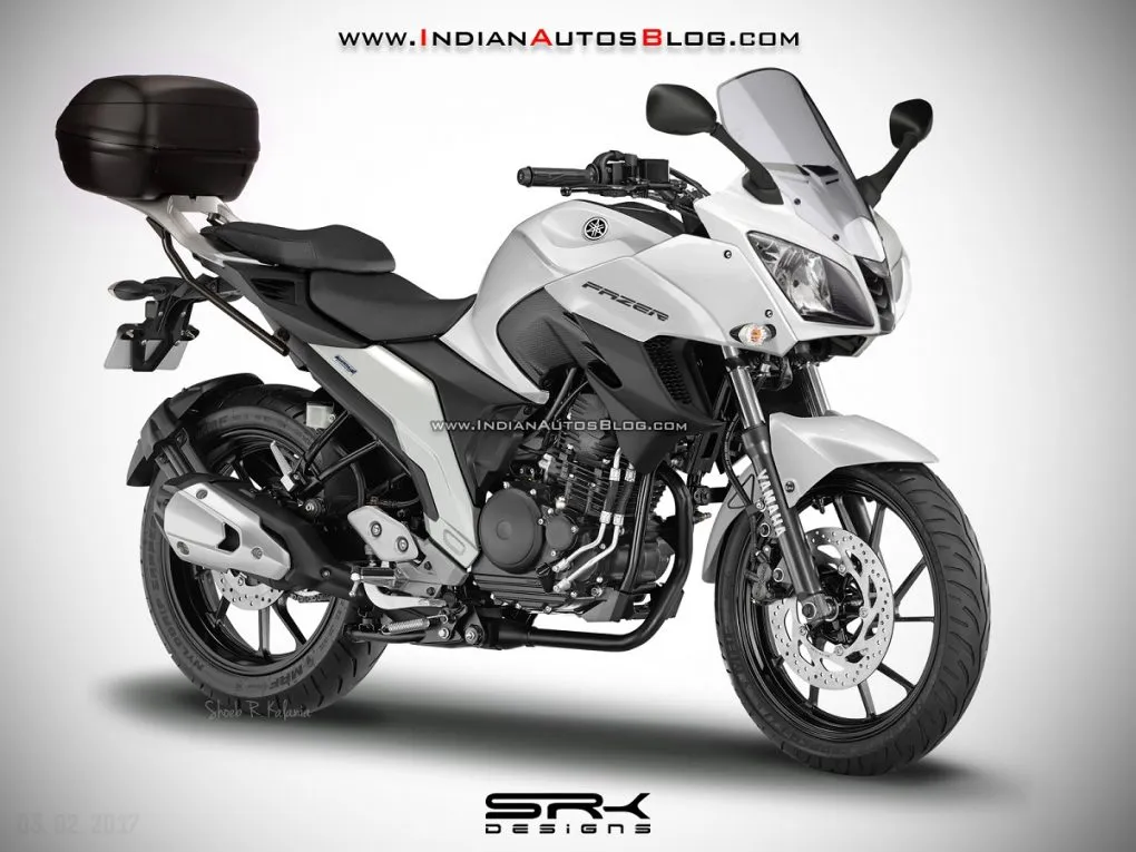 Yamaha Fazer 250 Render Pic White 1