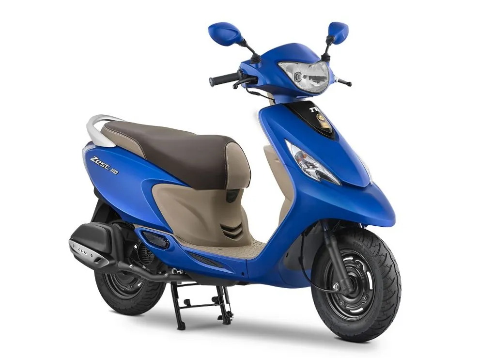 2017 Scooty Zest Matte Blue
