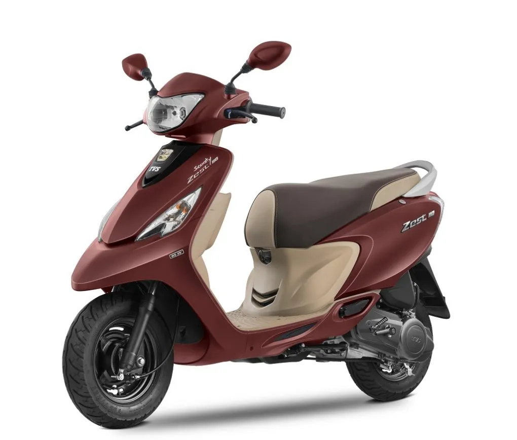 2017 Scooty Zest Matte Red