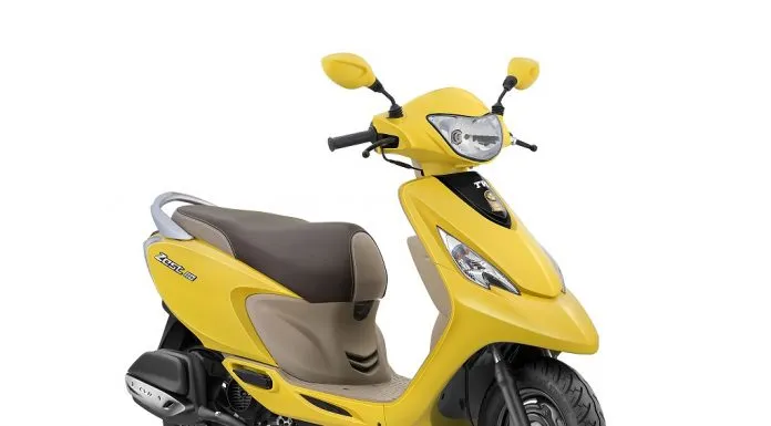2017 Scooty Zest Matte Yellow