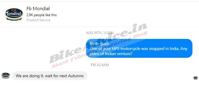 FB Mondial India Launch Pic