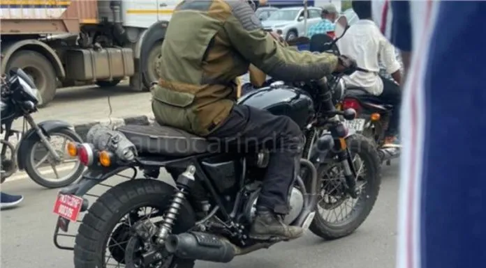 Royal Enfield Scrambler 650 Test Bike India
