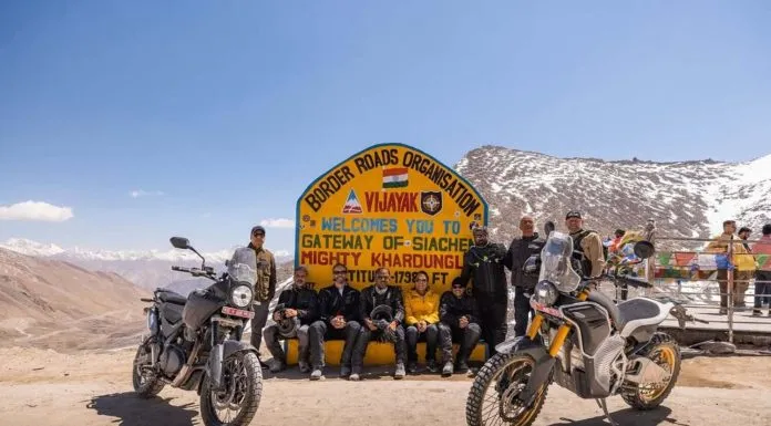Royal Enfield Himalayan 750 with Royal Enfield Himalayan Electric