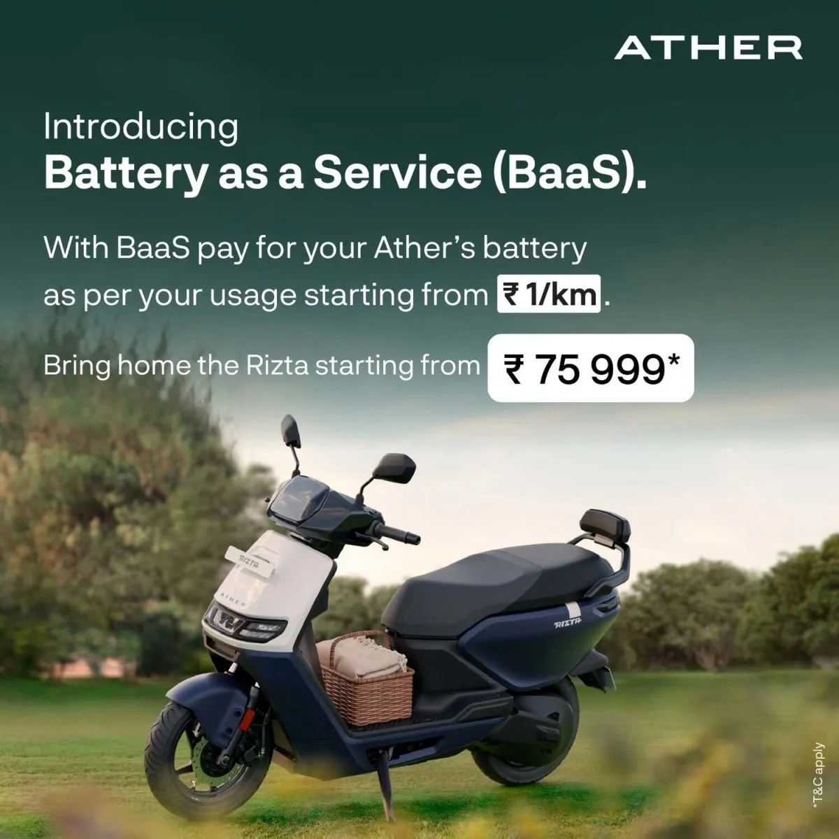 Ather Rizta BaaS model